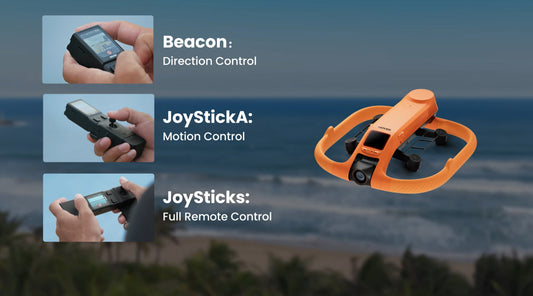 How to Control HOVERAir AQUA with Beacon & JoySticks