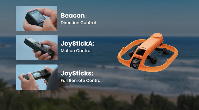 How to Control HOVERAir AQUA with Beacon & JoySticks
