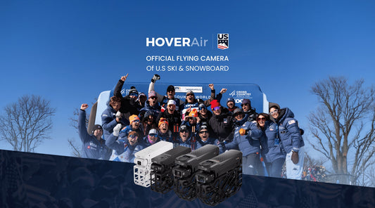 HOVERAir Announced as Official Flying Camera of U.S. Ski & Snowboard