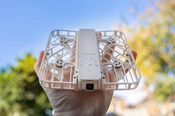 White HOVERAir follow drone