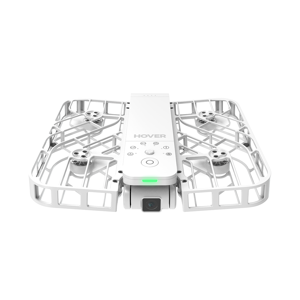 pocket size white drone