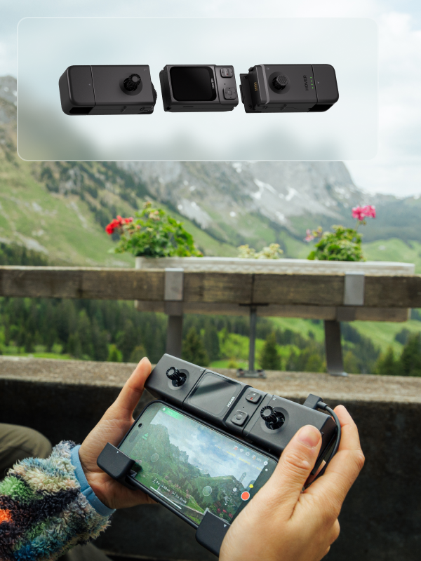 <p>Two-handed control</p>